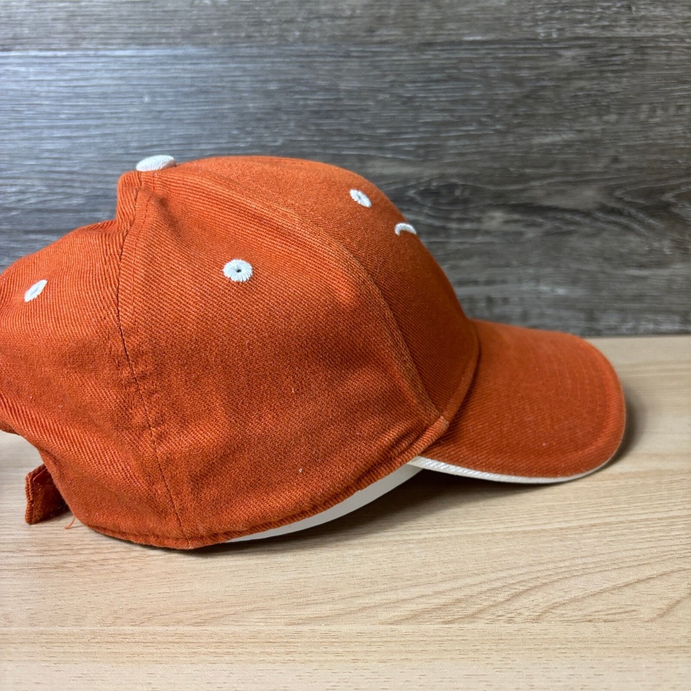 Texas Longhorns Hat Cap Strap‎ Back Orange Football College Adjustable - Picture 5 of 8